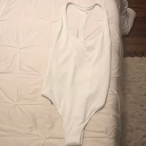 Aerie White One-Piece Bathing Suit